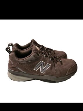 New Balance 608v5 Men's 9.5 Brown Suede Training Shoes MX608UB5 Walking Hiking